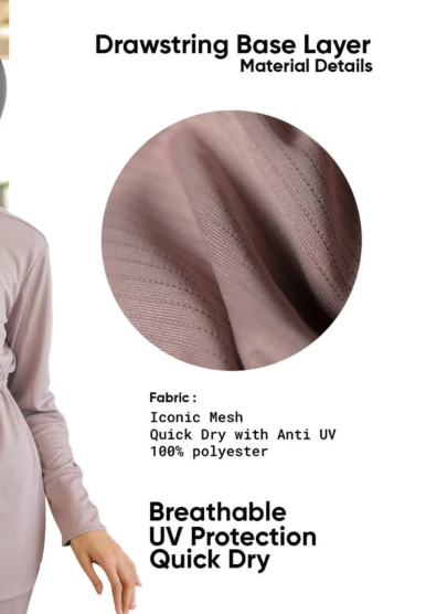  Zaskia Sungkar Active Drawstring Base Layer