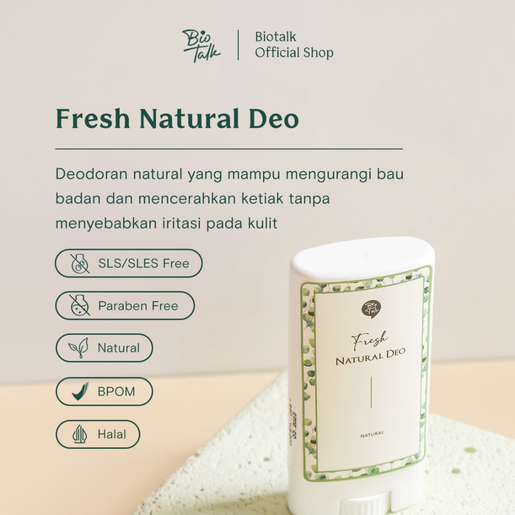 Bionatura Berkat Abadi BioTalk Fresh Natural Deo