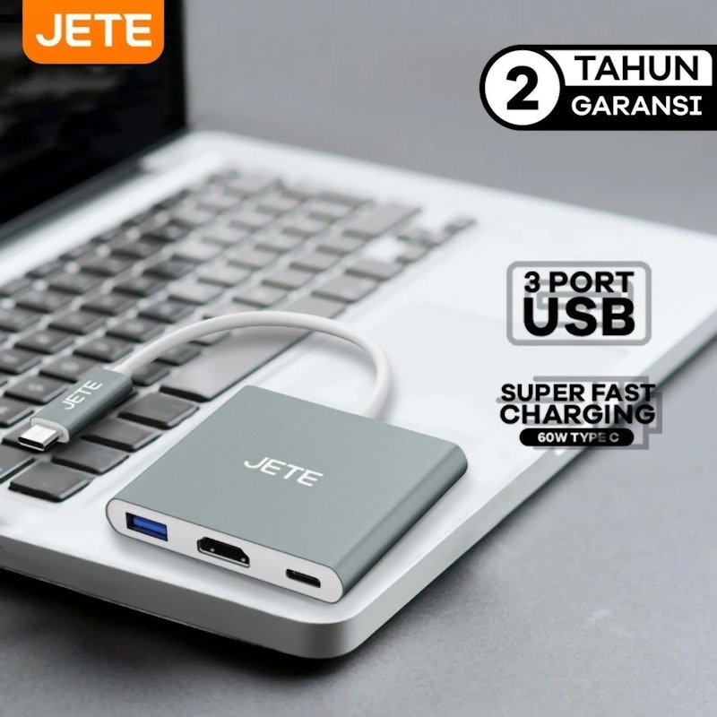 JETE 3-Port Type-C Hub 2