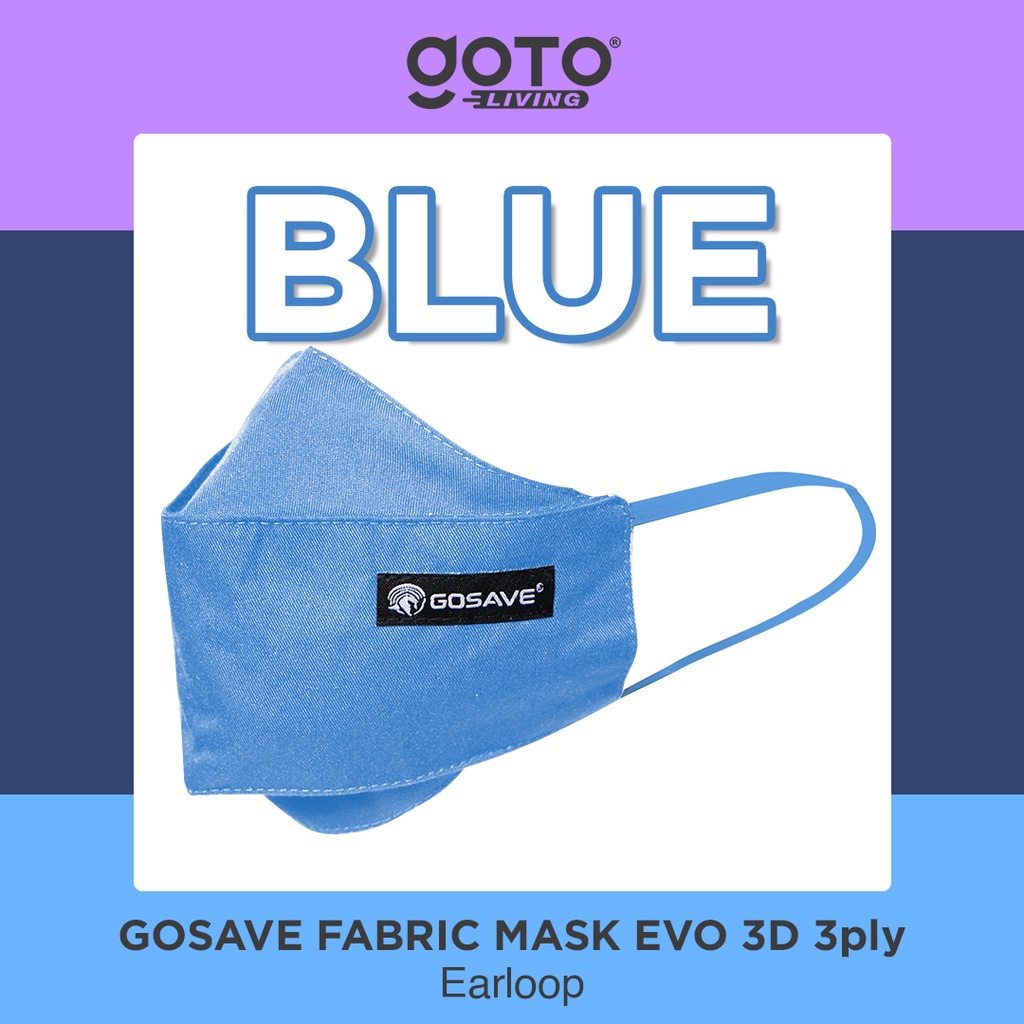 Gosave Fabric Mask EVO 3D 3ply 4