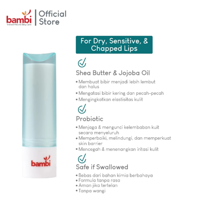 Bambi Baby Vegan Lip Balm 3
