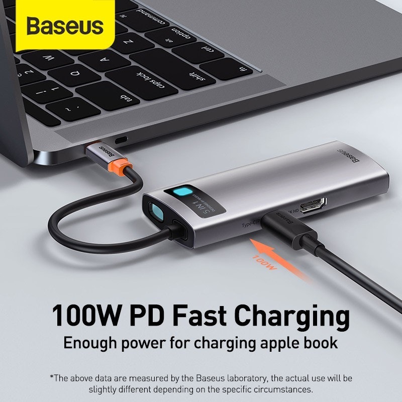 Baseus USB Type C Hub to HDMI 4K 3.0 PD Fast Charging 5
