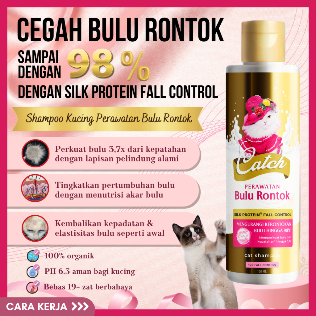 Catch Catch Cat Shampoo for Fall Control
