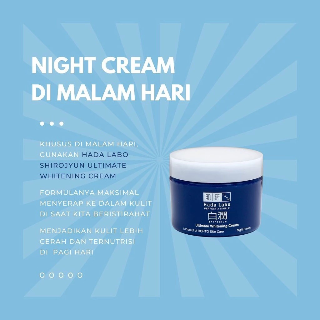 Hada Labo Shirojyun Ultimate Whitening Cream