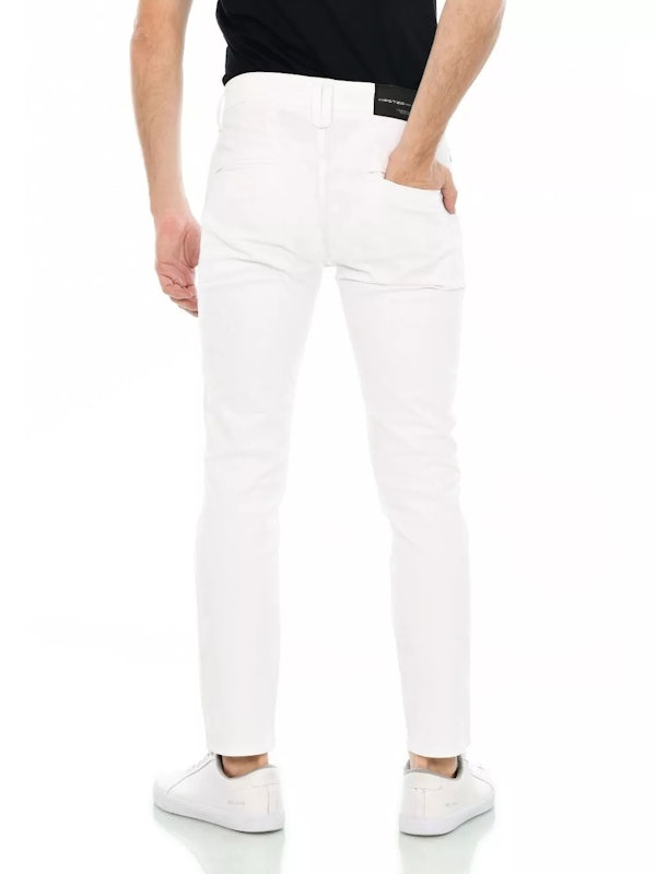 HIPSTER Celana Chino Panjang Pria Warna Putih 5