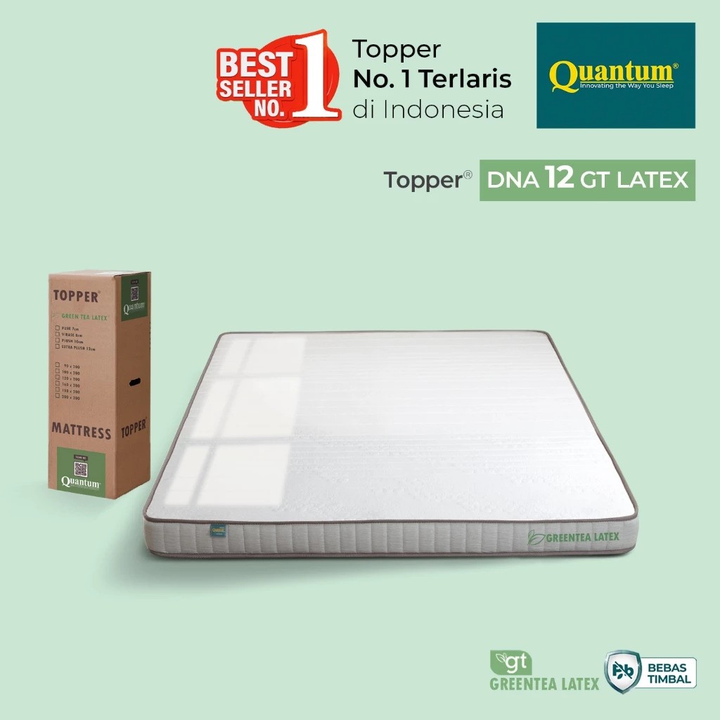 Quantum Tosan Internasional Quantum Greentea Latex Topper DNA