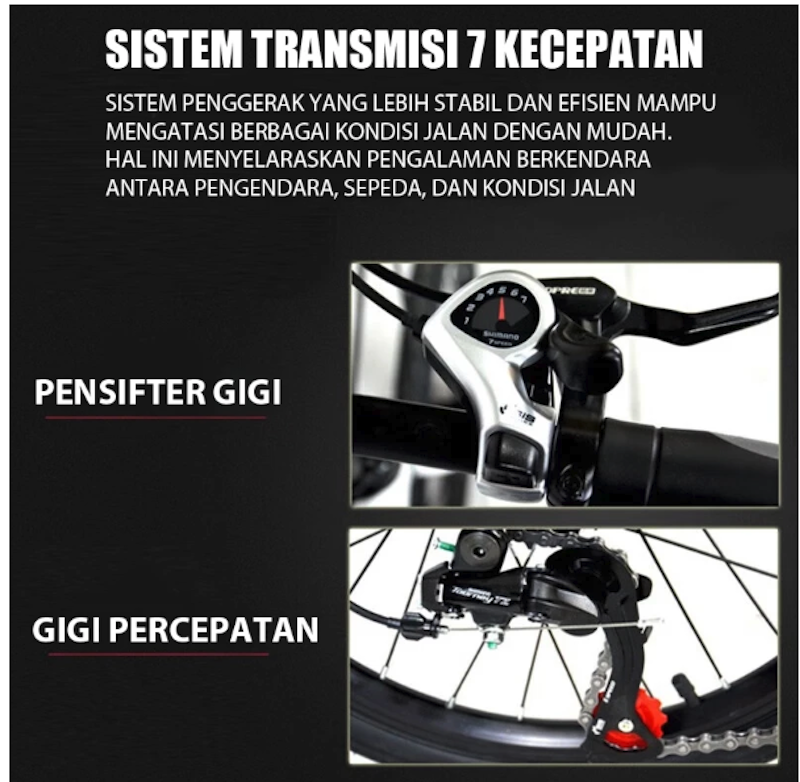 Anchi Folding Bicycle 20" 3