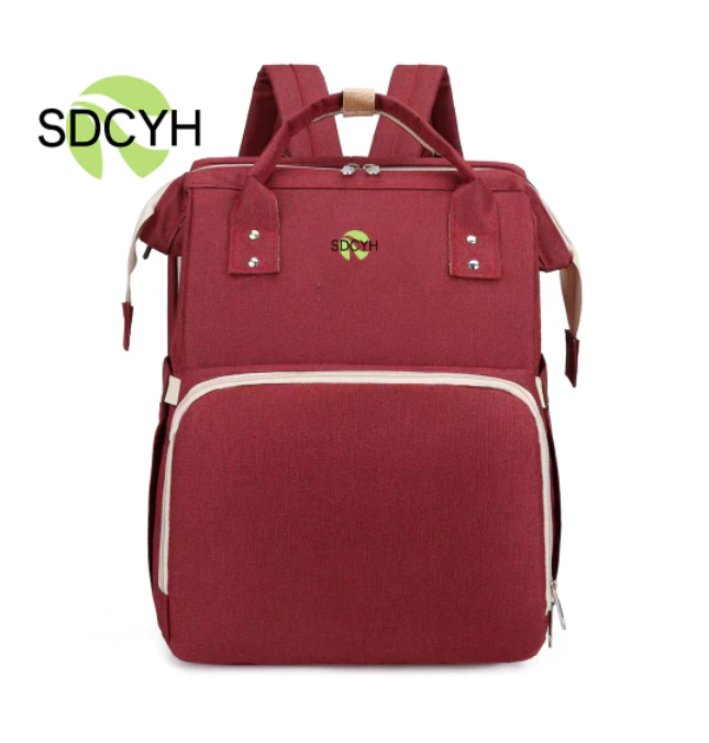  SDCYH Diaper Bag Multifungsi Tempat Tidur Bayi