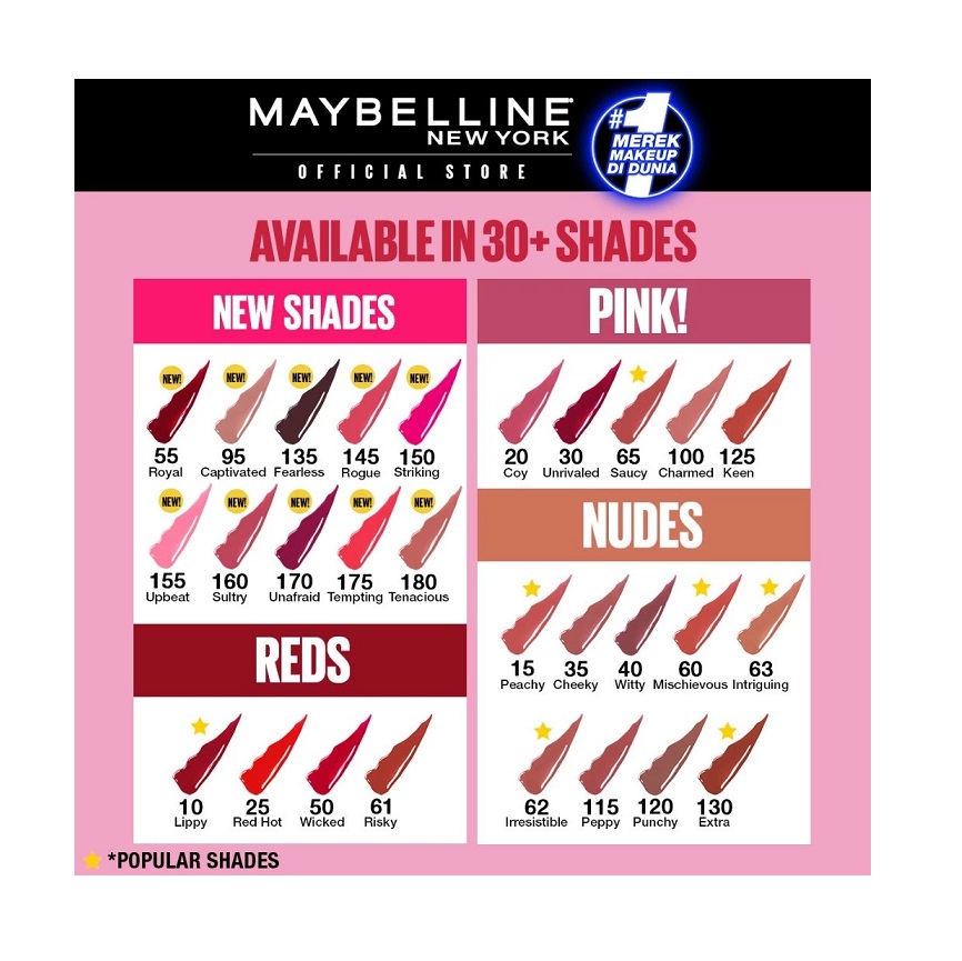 L’Oréal Maybelline New York Superstay Vinyl Ink 10 Lippy