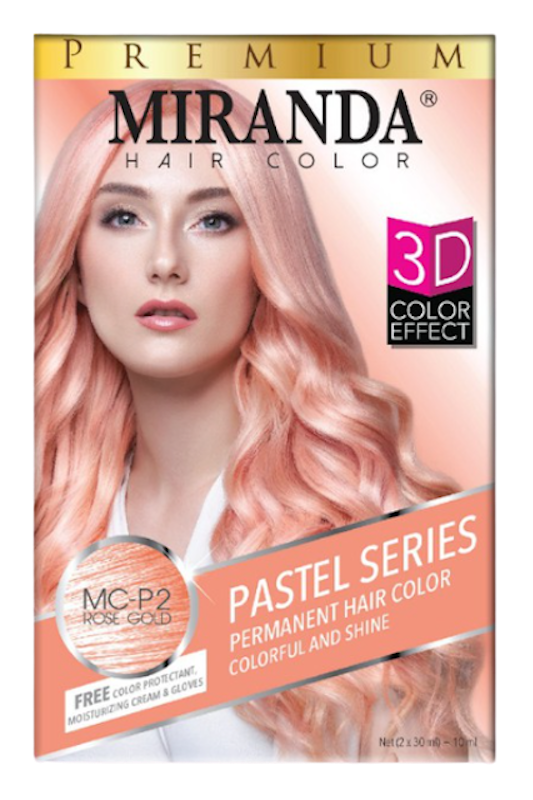 Hair Color Pastel Series Rose Gold 1