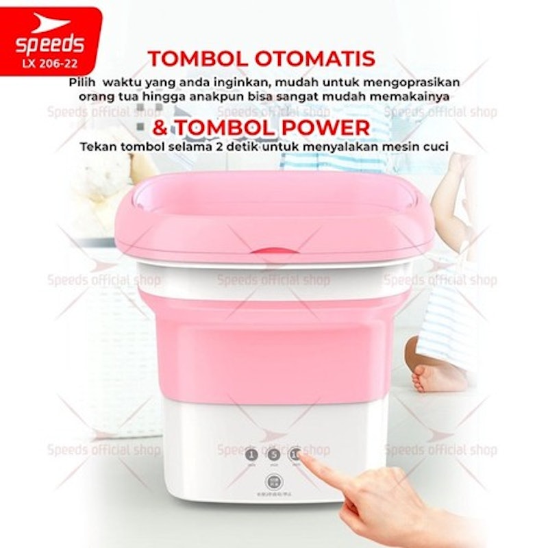Speeds Mesin Cuci Portabel Mini 4