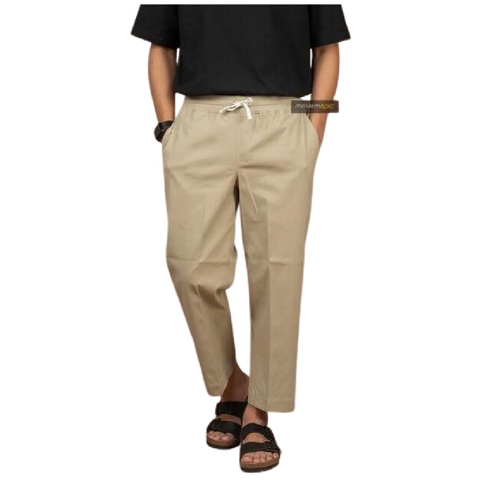 MOSLEMEPIC Ayyash Wide Fit-Tapered Ankle Pants