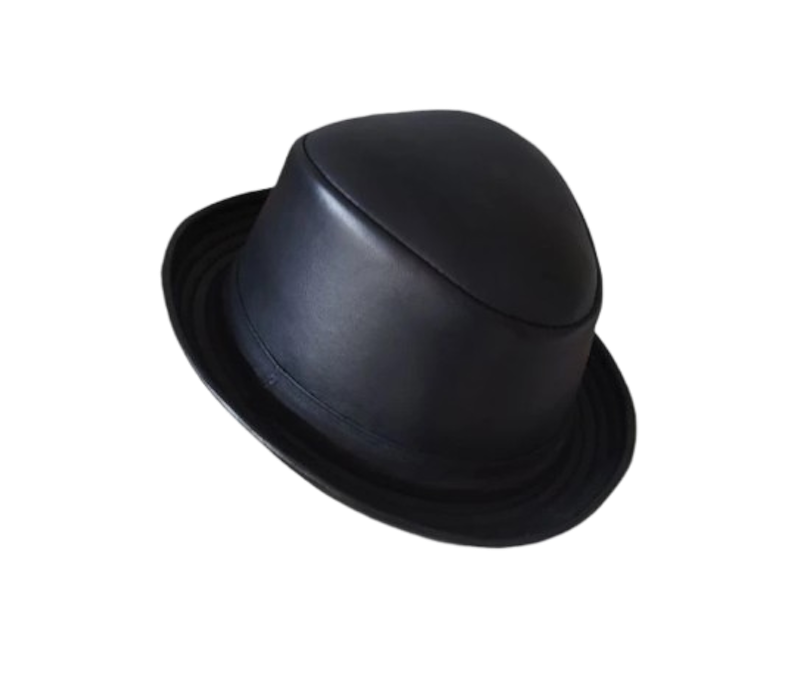 Rupina Leather Topi Fedora Kulit 3