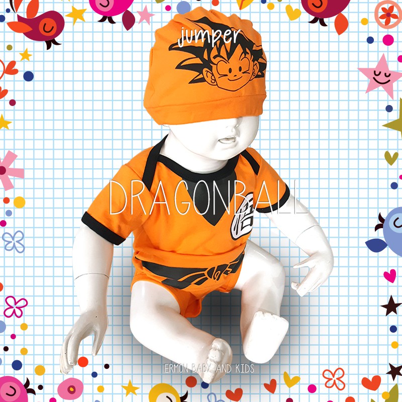 Baju Bayi Jumper Bayi Model Karakter Dragonball 5
