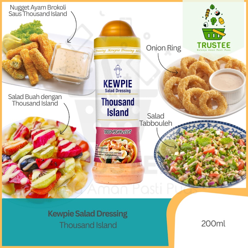 Kewpie Salad Dressing Thousand Island 200ml 2