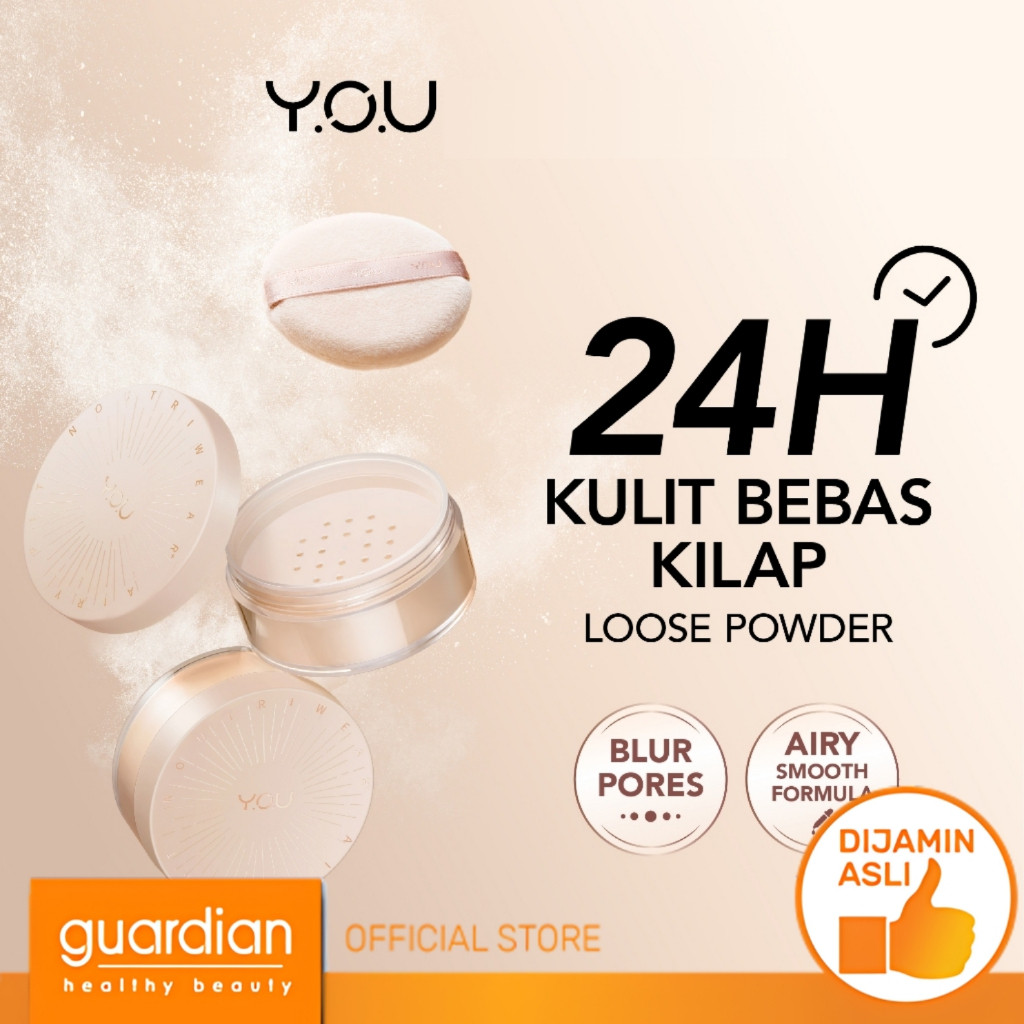 HEBE Beauty Style Y.O.U NoutriWear+ Airy Fit Loose Powder W804 Natural Buff