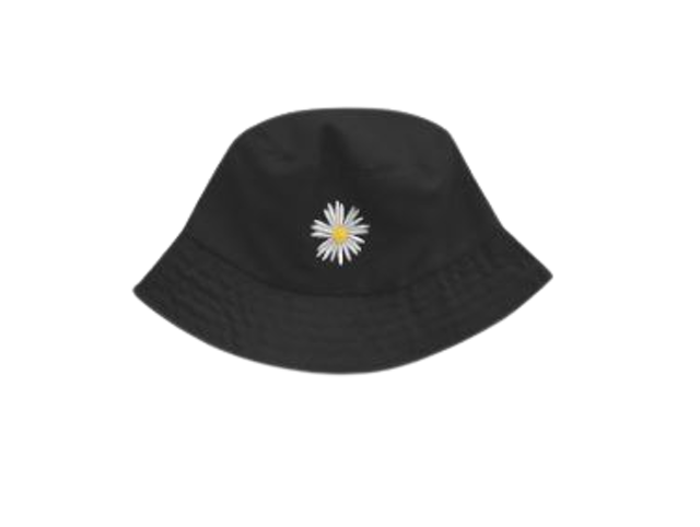 Daisy Black Bucket Hat