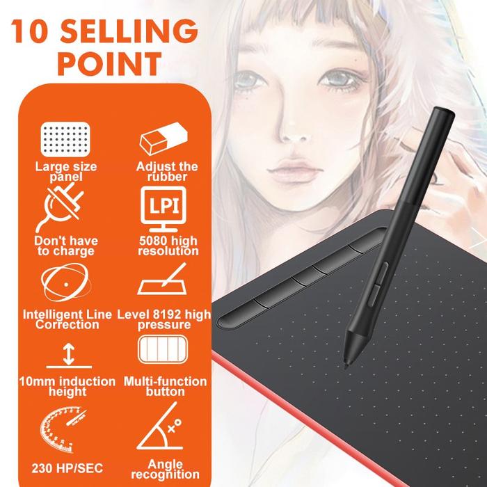 Shenzhenshi Maisifang Technology Goojodoq 10 Inch Drawing Tablet