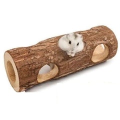 Natural Wooden Mini Hamster Cage