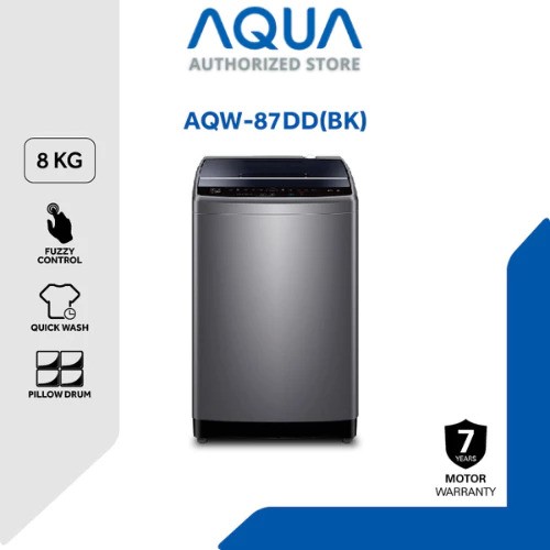 AQUA Japan AQUA Mesin Cuci Top Loading 8 kg  AQW-87DD