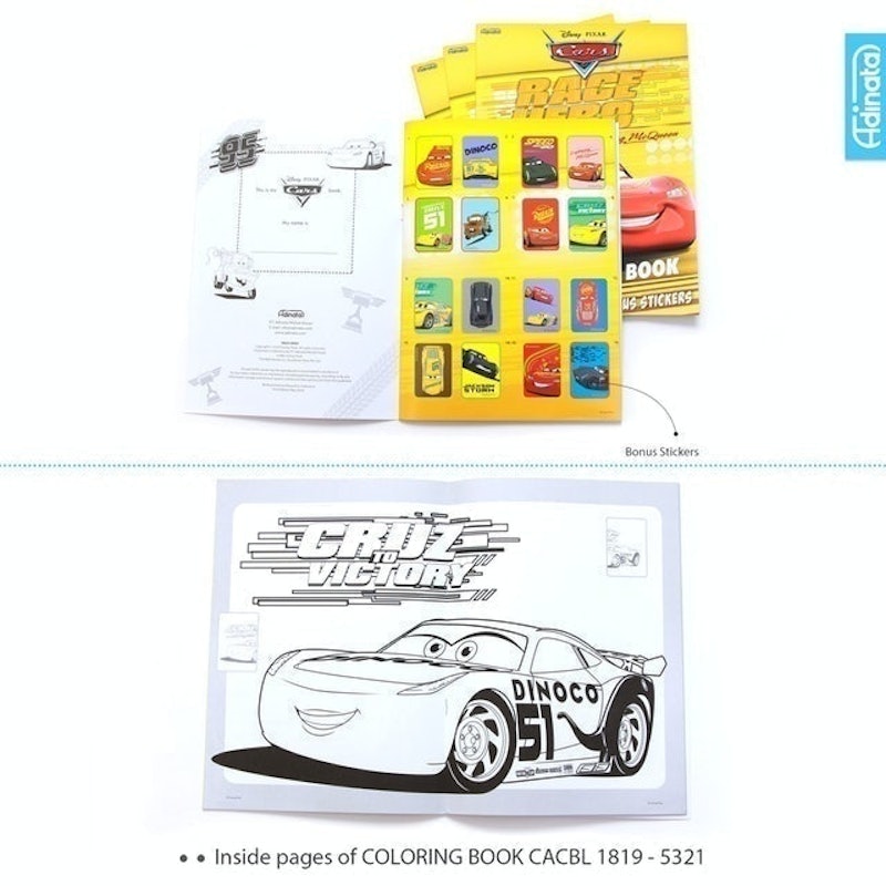 Cars Coloring Book 3