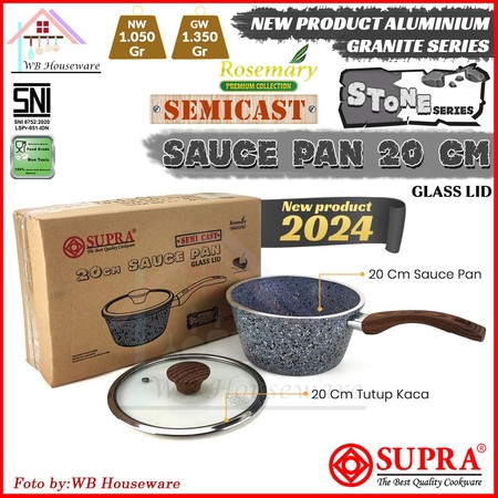 Supra Semicast Stone Series Sauce Pan 3