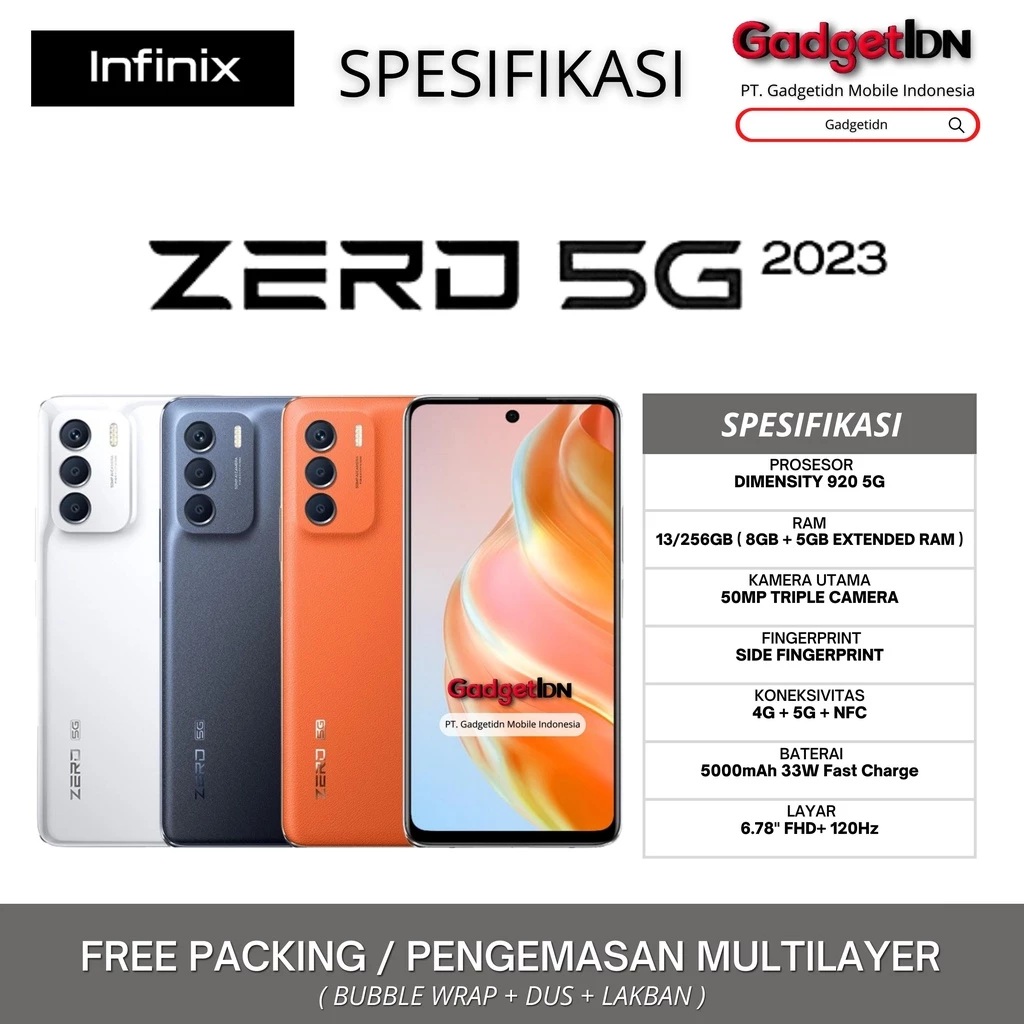 Tecno Telecom Infinix Zero 5G 2023 