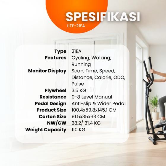 Bfit 2 in 1 Stepper & Elliptical Bike 5