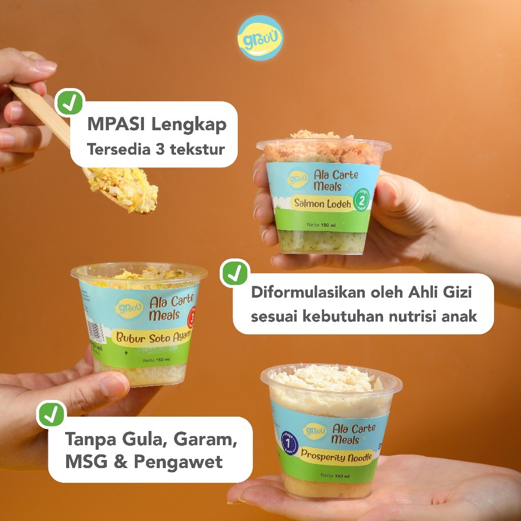 Grouu Ala Carte Meals Bubur Soto Ayam Stage 2 2