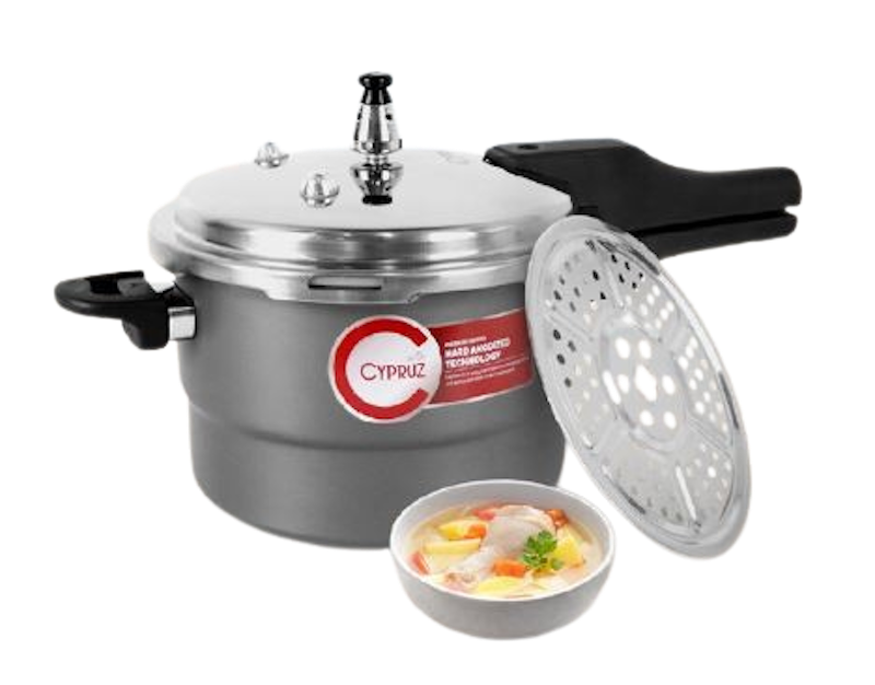 Cypruz Panci Jumbo Pressure Cooker Multifungsi 12L 1