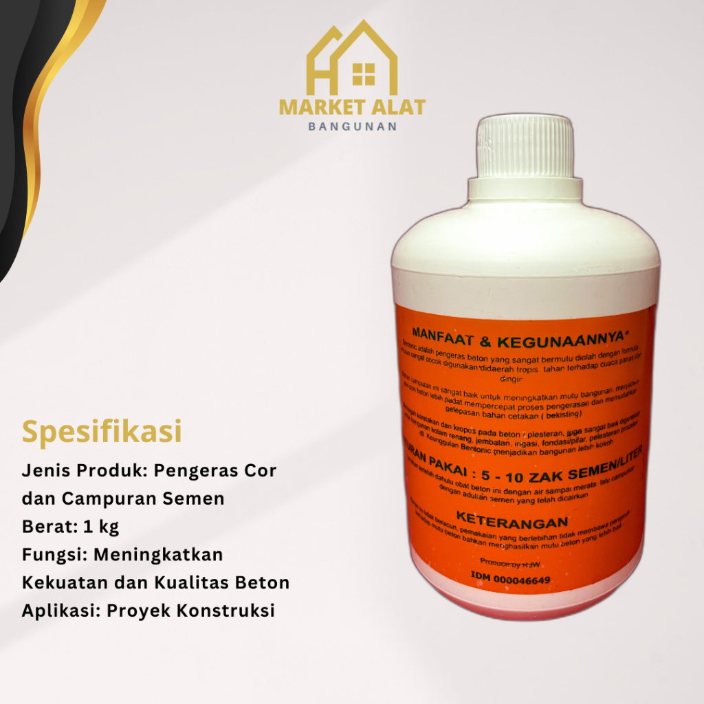  Bentonic Pengeras Beton