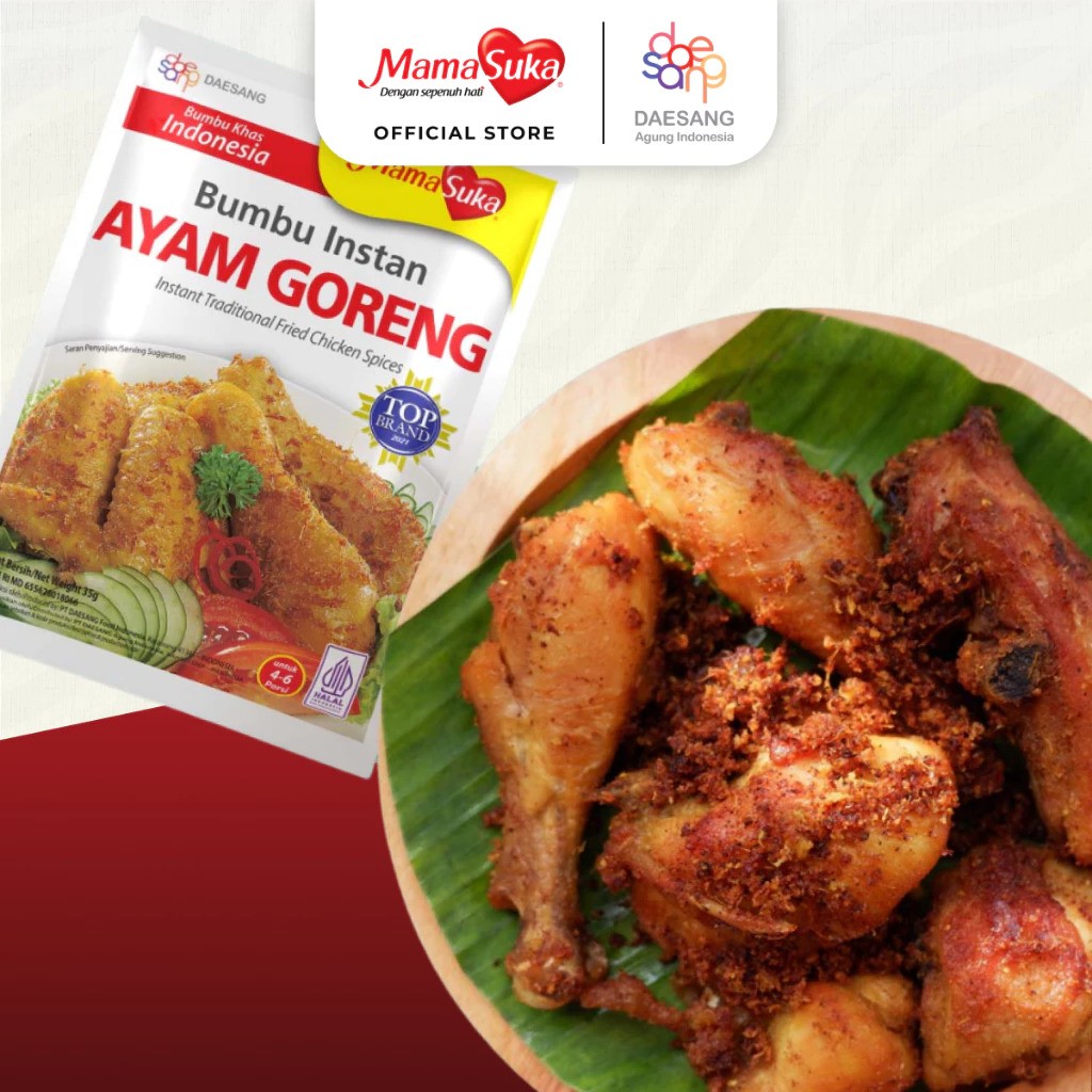 Daesang Agung Indonesia MamaSuka Bumbu Instan Ayam Goreng