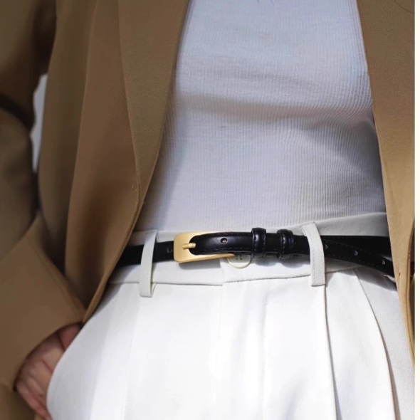  Holo Ikat Pinggang Wanita PU Kulit