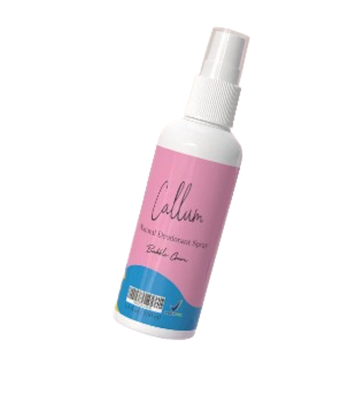Callum Natural Deodorant Spray Tawas Bubble Gum 1