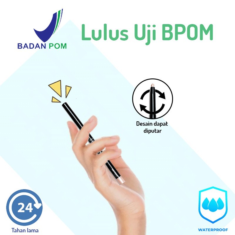 Winida Ayu Lestari JustMiss Cosmetics Eyeliner Pencil White