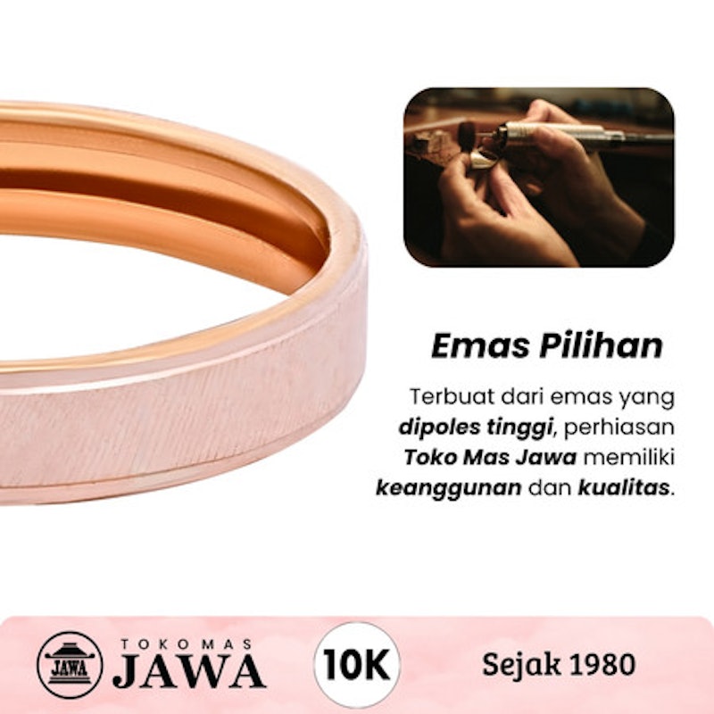 Toko Mas Jawa Cincin Emas Bangkok Garis 1gr 3