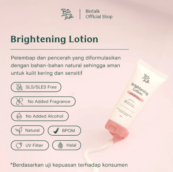 Bionatura Berkat Abadi BioTalk Brightening Lotion