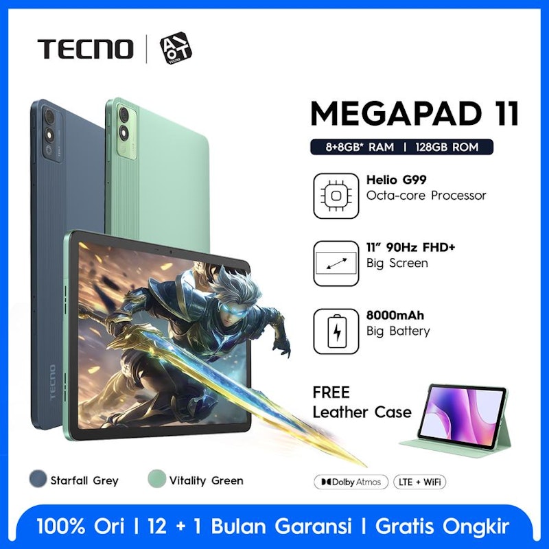 TECNO MegaPad 11 (8+8/256 GB) 5