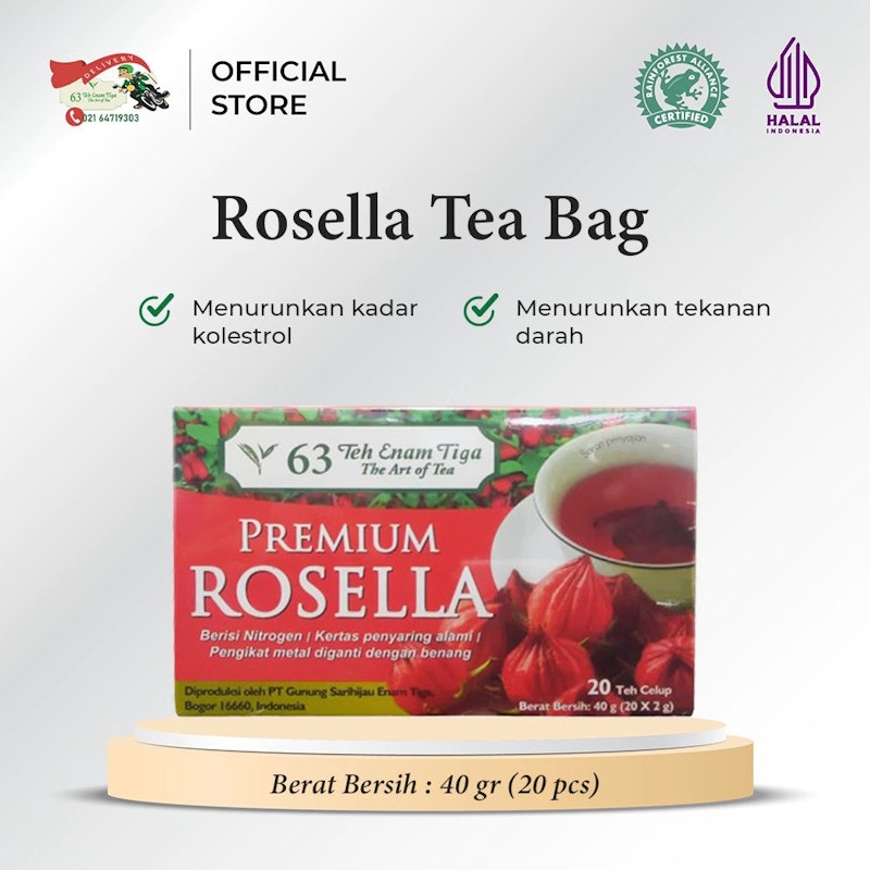 Teh 63 Premium Rosella Tea Bag 4