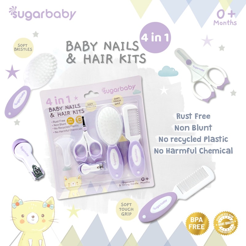 Sugarbaby 4 in 1 Baby Nail & Hair Kits 5