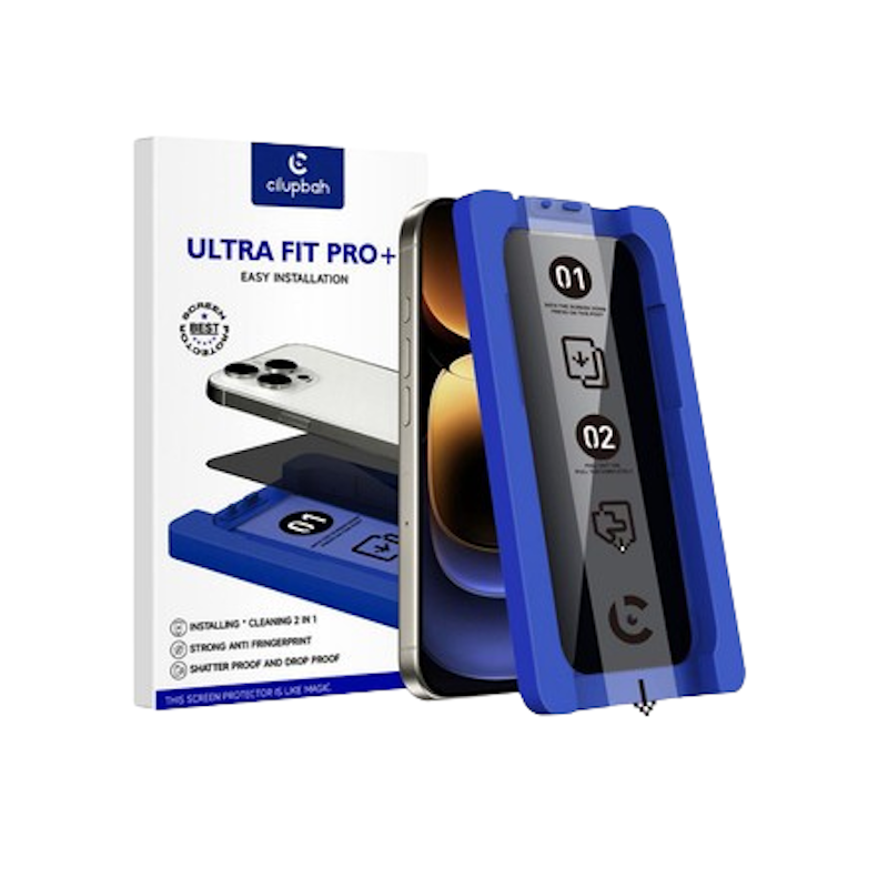 Cilupbah Ultra Fit Pro+ Privacy Tempered Glass 1
