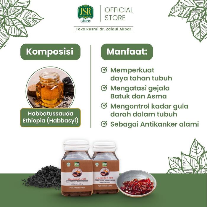 JSR  JSR Hazaudah Habbatussauda Oil