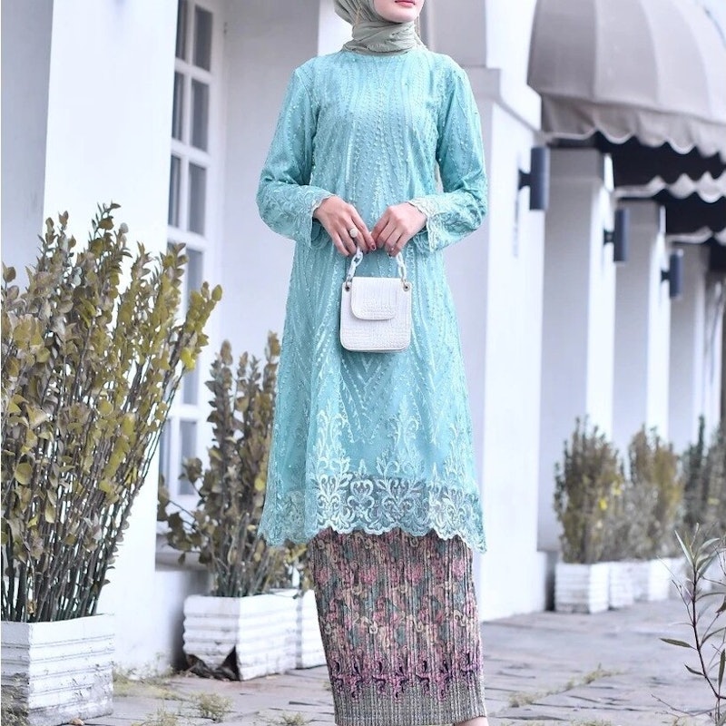 Kiranaol Kebaya Tunik Tule Modern 5
