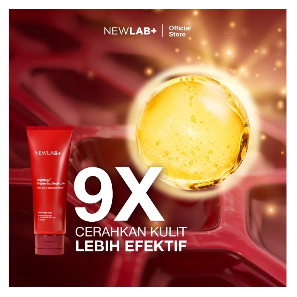 Akselerasi Sumber Berkah NewLab+ Brightlogy Brightening Body Lotion