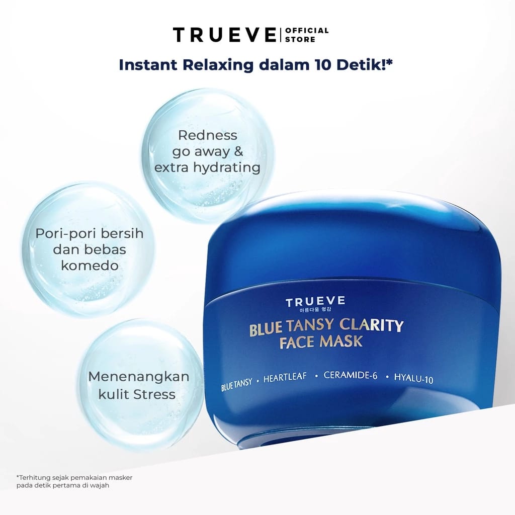 Natura Deca Kosmetika TRUEVE Blue Tansy Clarity Face Mask 