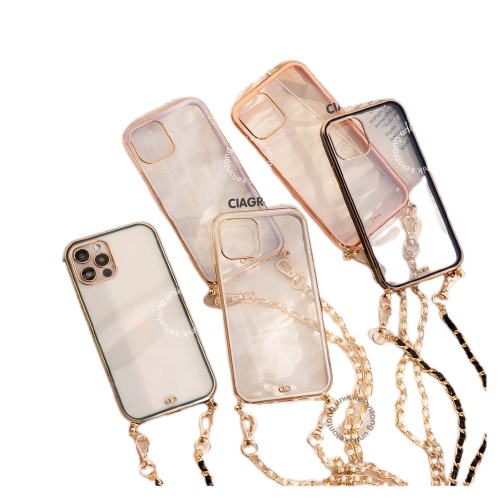  Anti Crack Gold Plating Lanyard Case