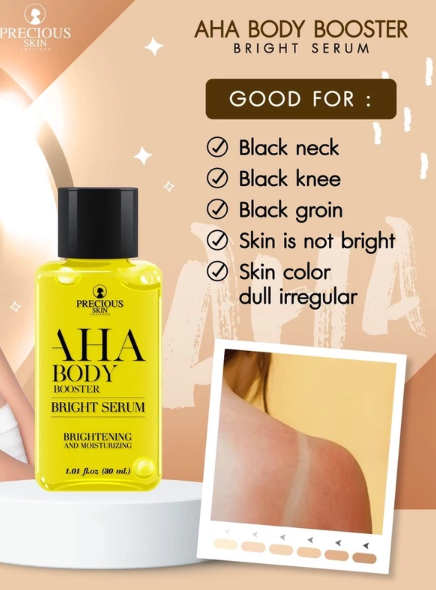 Varia Niaga Sukses Precious Skin Thailand AHA Body Booster Bright Serum