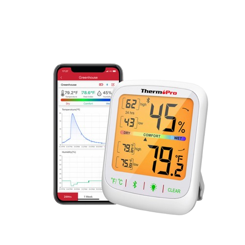 ThermoPro Bluetooth Indoor Temperature and Humidity Monitor 1