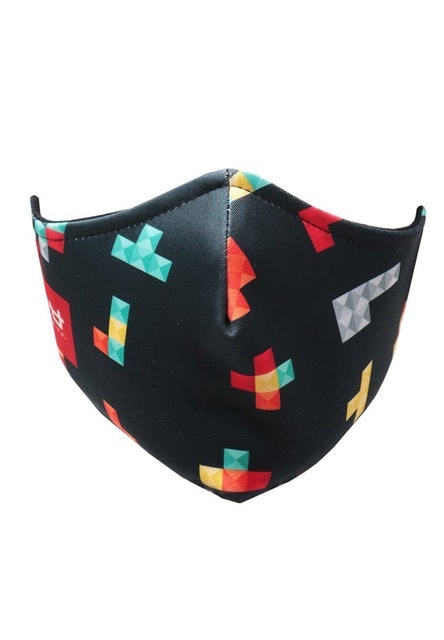 THIRD DAY Third Day Masker Headloop 2+1Ply Instacool Tetris Mania AMB58