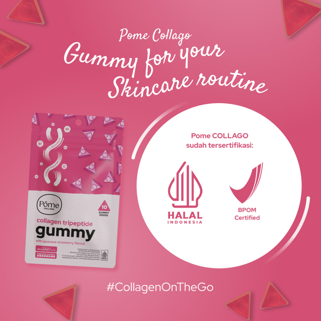 Pōme Collago Collagen Tripeptide Gummy 5